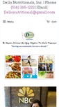 Mobile Screenshot of dellonutritionals.com